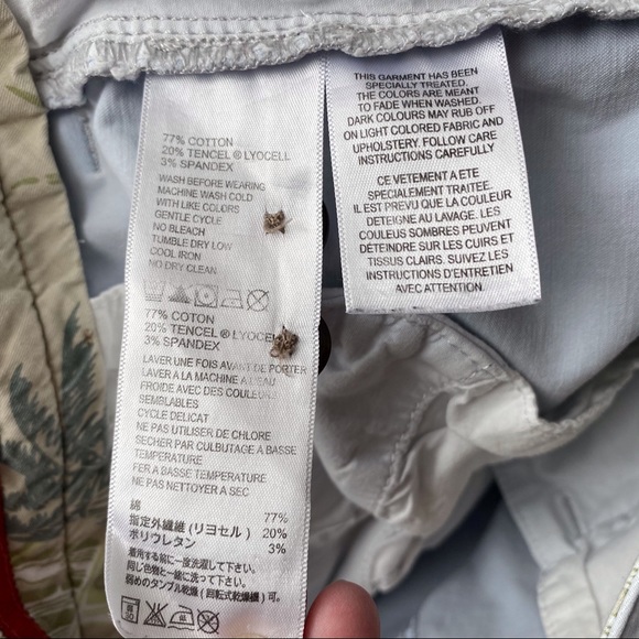 Tommy Bahama light blue stretch cotton shorts - Picture 6 of 9